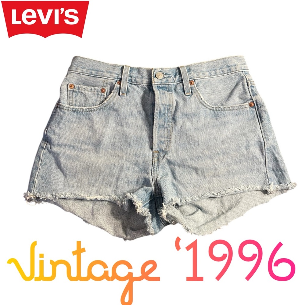 VINTAGE Levi’s 501 CUSTOM Cut-Off Jean Shorts 5-Button Fly, 34